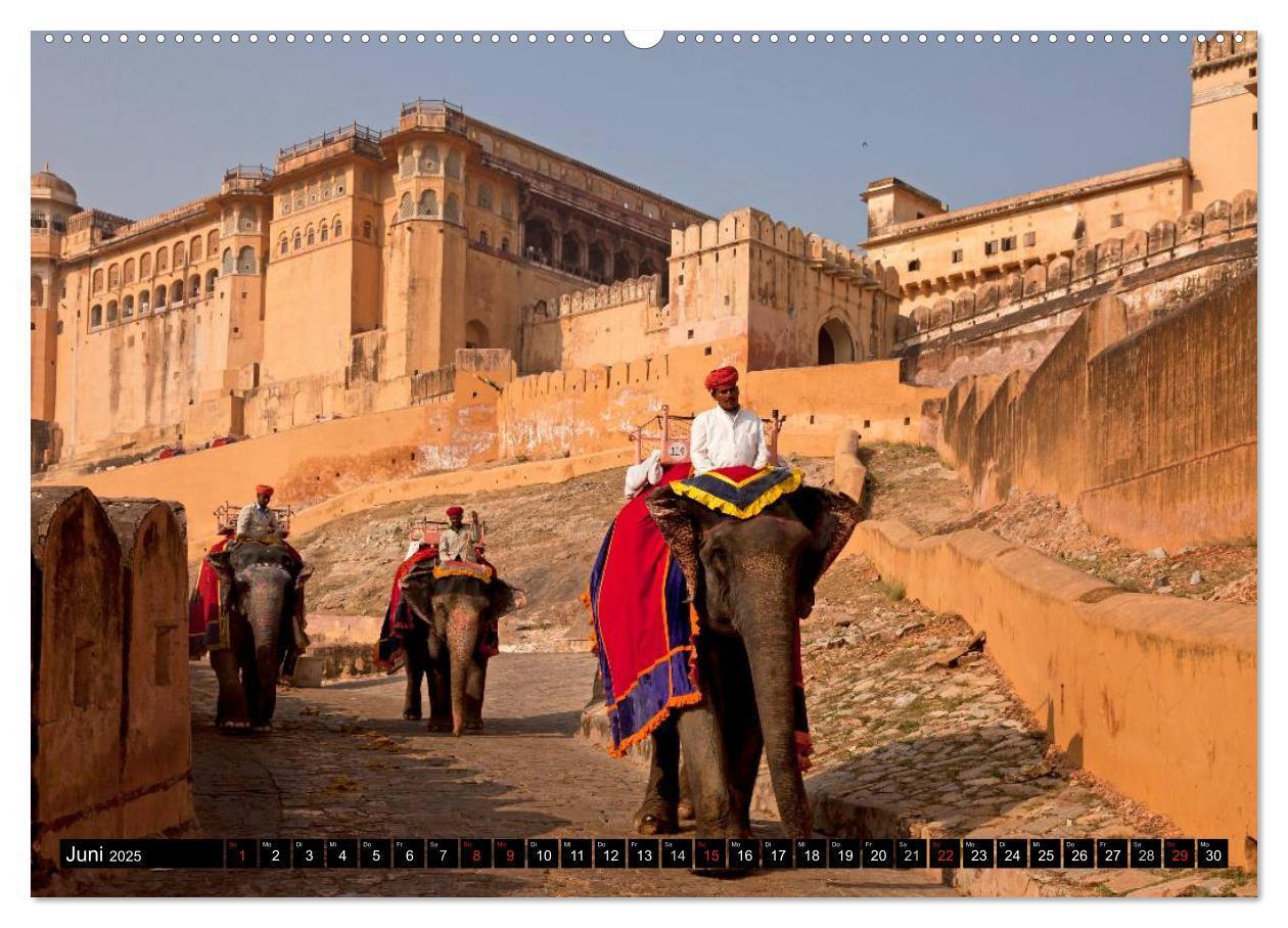 Bild: 9783435626922 | Indien - Rajasthan (Wandkalender 2025 DIN A2 quer), CALVENDO...