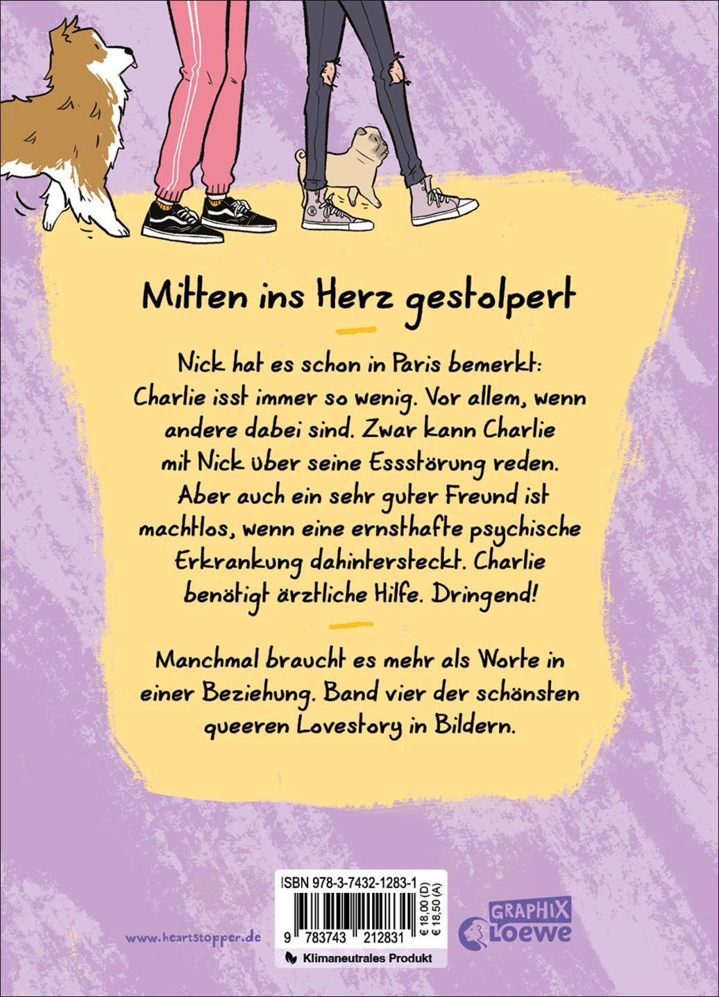 Rückseite: 9783743212831 | Heartstopper Volume 4 (deutsche Hardcover-Ausgabe) | Alice Oseman