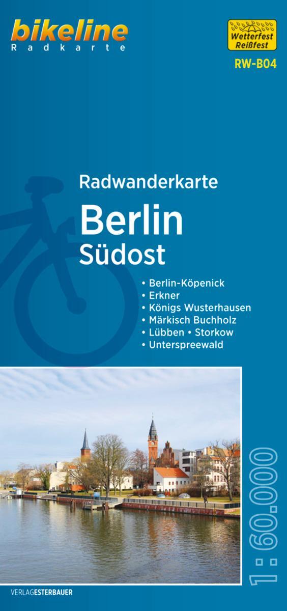 Cover: 9783850009492 | Radwanderkarte Berlin Südost 1:60.000 (RW-B04) | Esterbauer Verlag