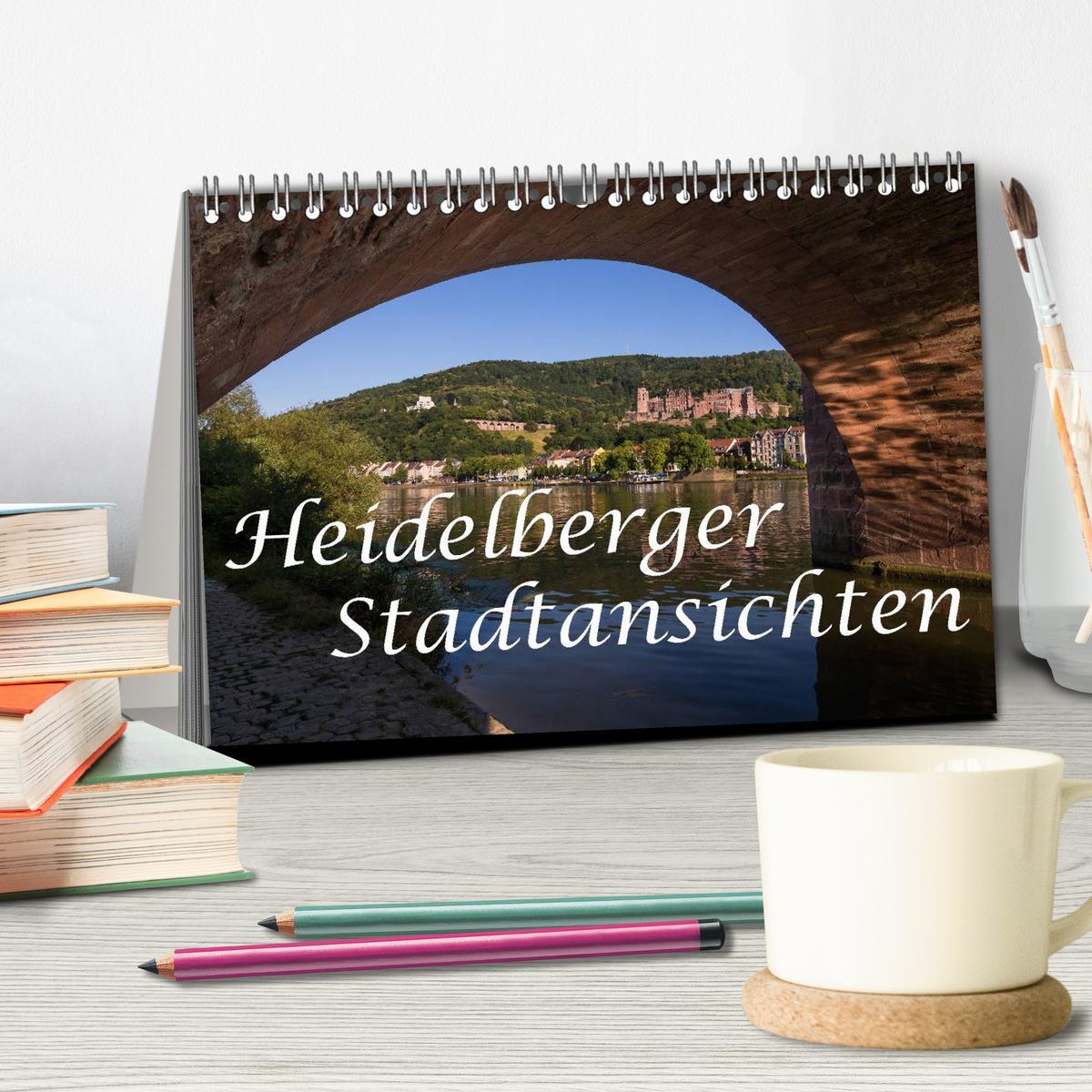 Bild: 9783435694716 | Heidelberger Stadtansichten (Tischkalender 2025 DIN A5 quer),...