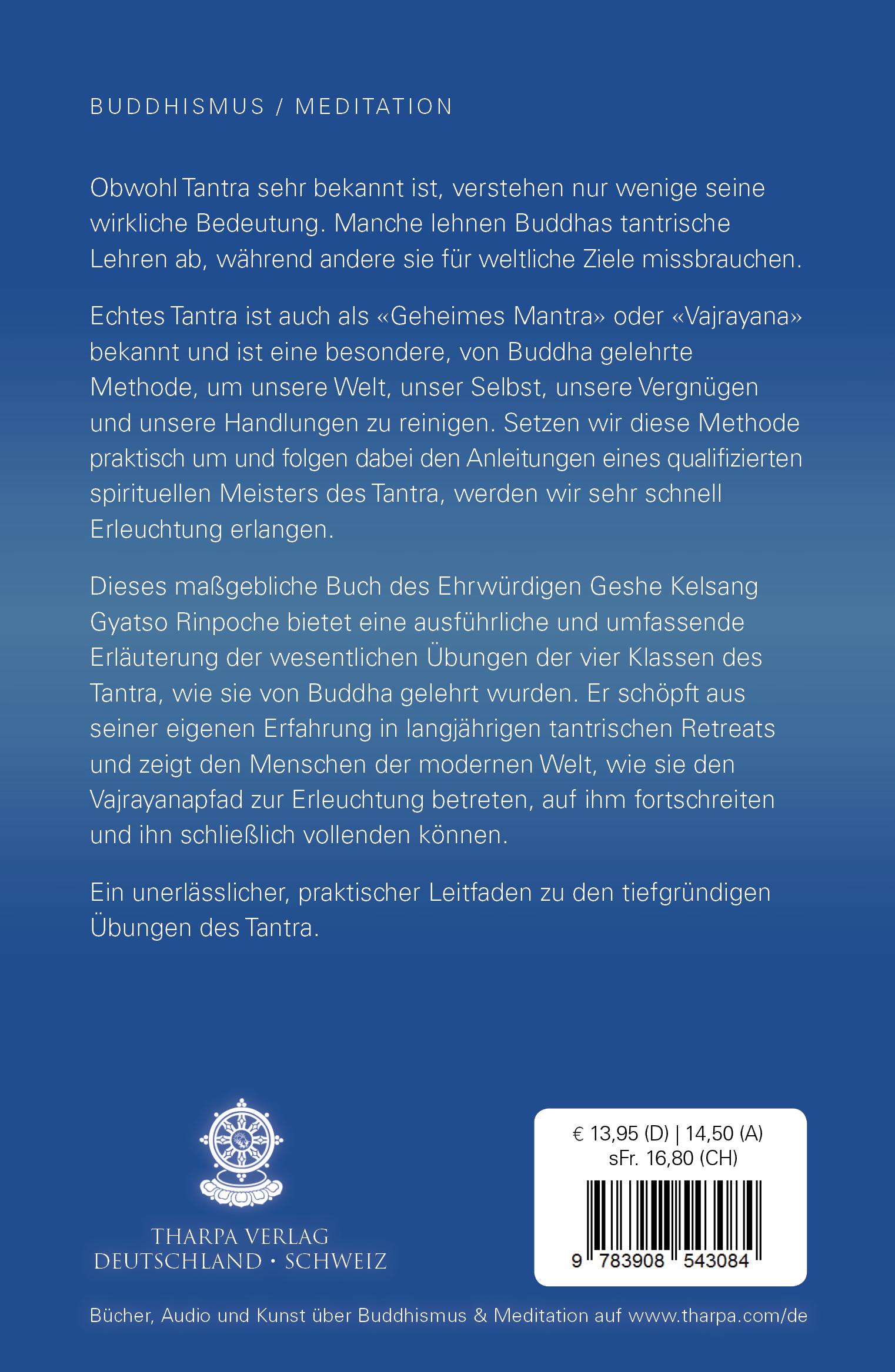 Rückseite: 9783908543084 | Tantrische Ebenen und Pfade | Geshe Kelsang Gyatso | Taschenbuch