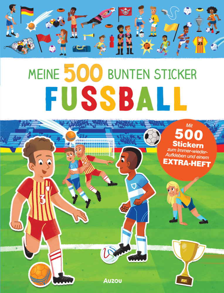 Cover: 9783039540488 | Meine 500 bunten Sticker - Fussball, 48 Teile | Mattia Cerato | 48 S.