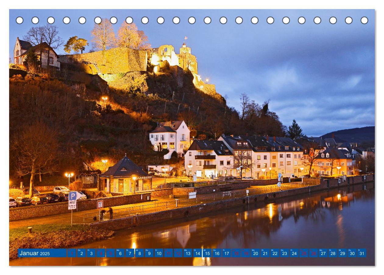 Bild: 9783457139295 | Idyllisches Saarburg (Tischkalender 2025 DIN A5 quer), CALVENDO...