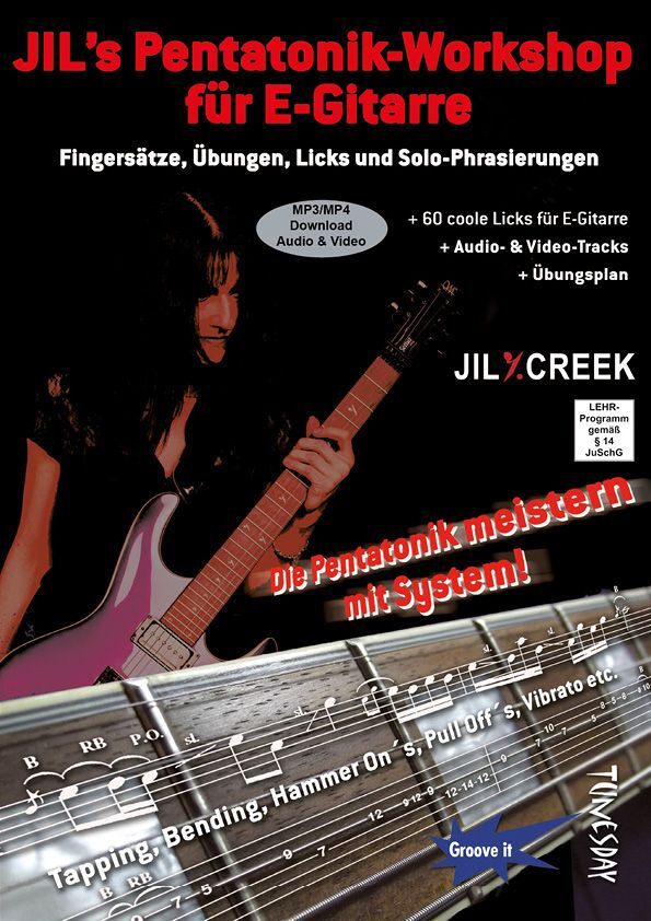 Cover: 9783981053586 | JIL's Pentatonik-Workshop für E-Gitarre | Jil Y. Creek | Deutsch