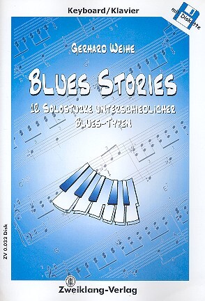 Cover: 9790700113575 | Blues Stories (+Midifiles): für Klavier (Keyboard) | Gerhard Weihe