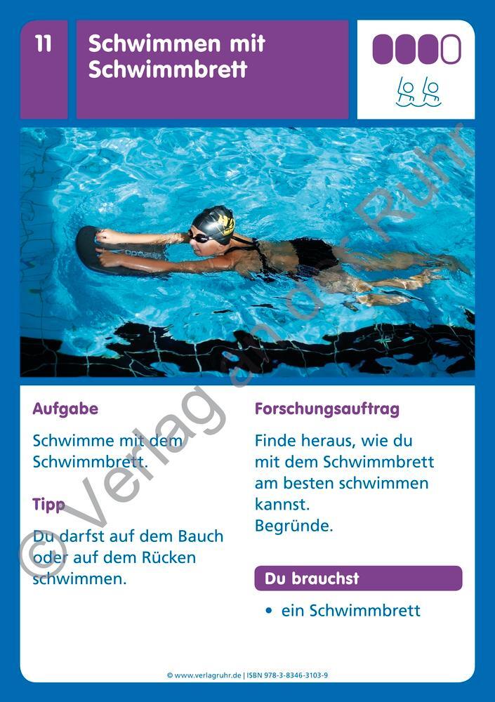 Bild: 9783834631039 | Die Freiarbeits- und Übungs-Kartei für den Schwimmunterricht | Steimel