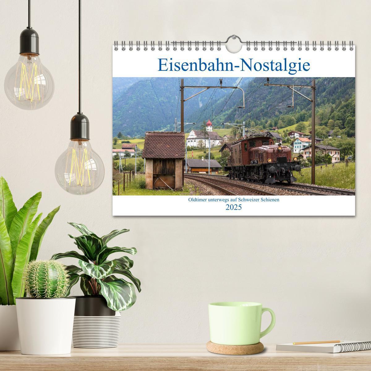 Bild: 9783435346448 | Eisenbahn-Nostalgie - Oldtimer auf Schweizer Schienen (Wandkalender...