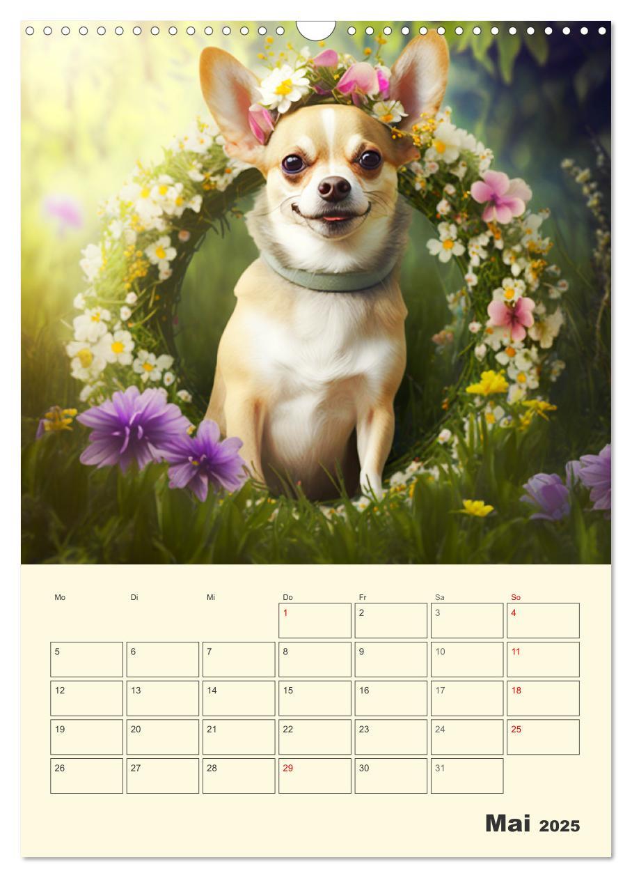 Bild: 9783435875672 | Witzige Chihuahuas. Glückliche Temperamentbündel (Wandkalender 2025...