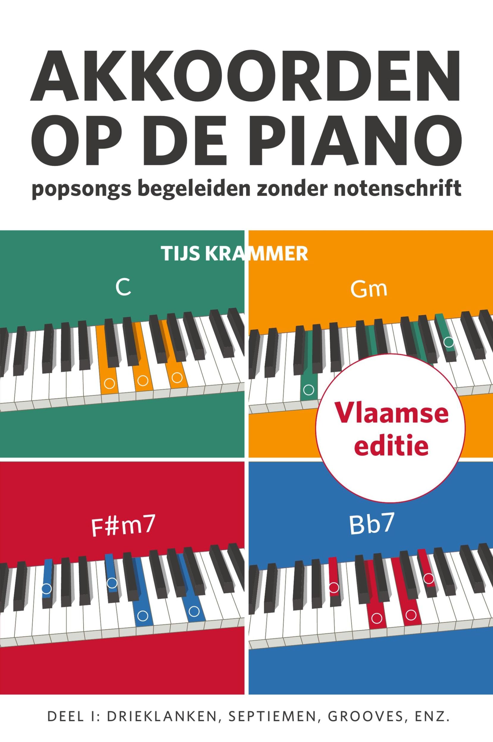 Cover: 9789083351414 | Akkoorden op de piano, deel 1, Vlaamse editie | Tijs Krammer | Buch