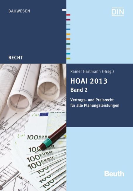 Cover: 9783410240372 | Vertrags- und Preisrecht für alle Planungsleistungen | Rainer Hartmann