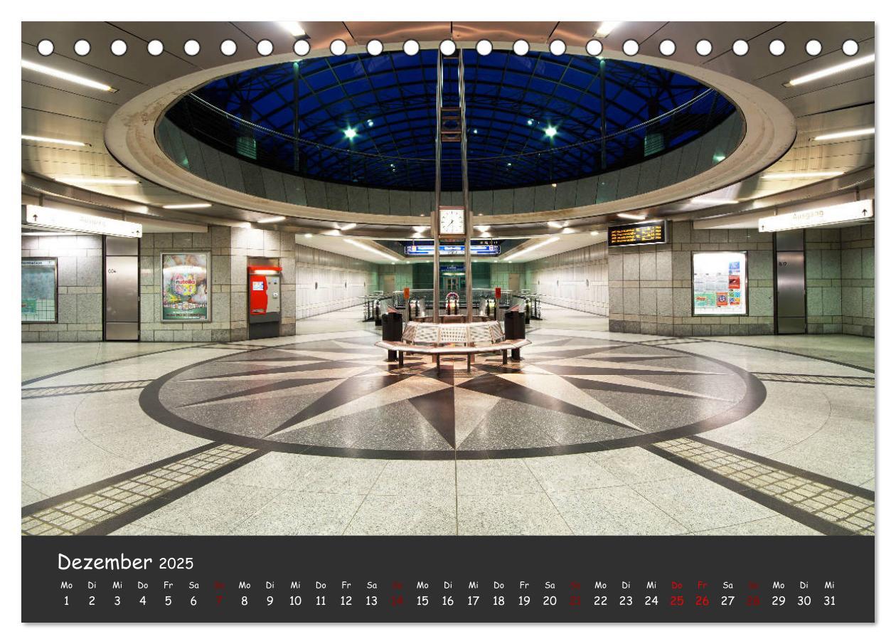 Bild: 9783435316694 | U-Bahn-Stationen des Westens (Tischkalender 2025 DIN A5 quer),...