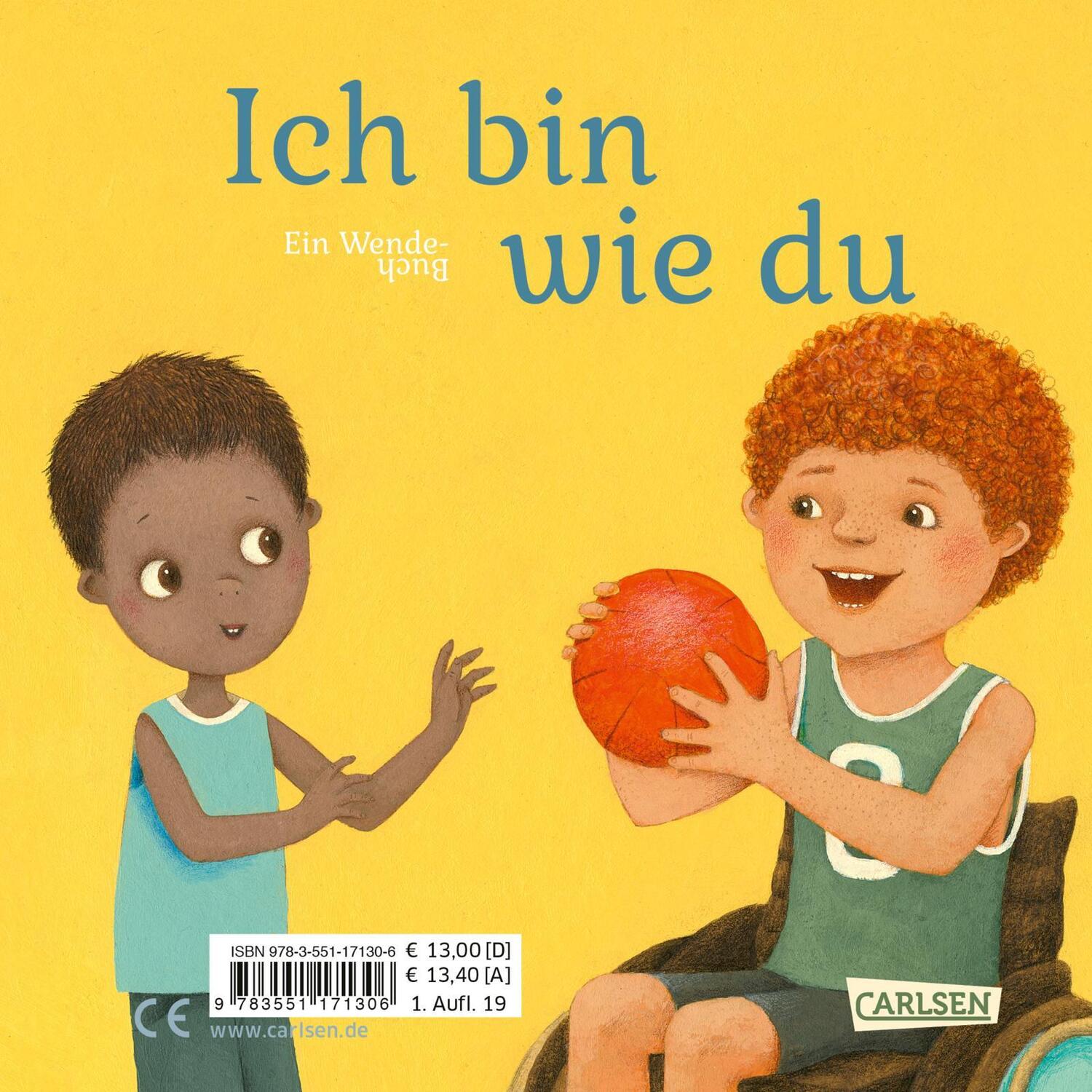 Rückseite: 9783551171306 | Ich bin anders als du - Ich bin wie du | Constanze von Kitzing | Buch