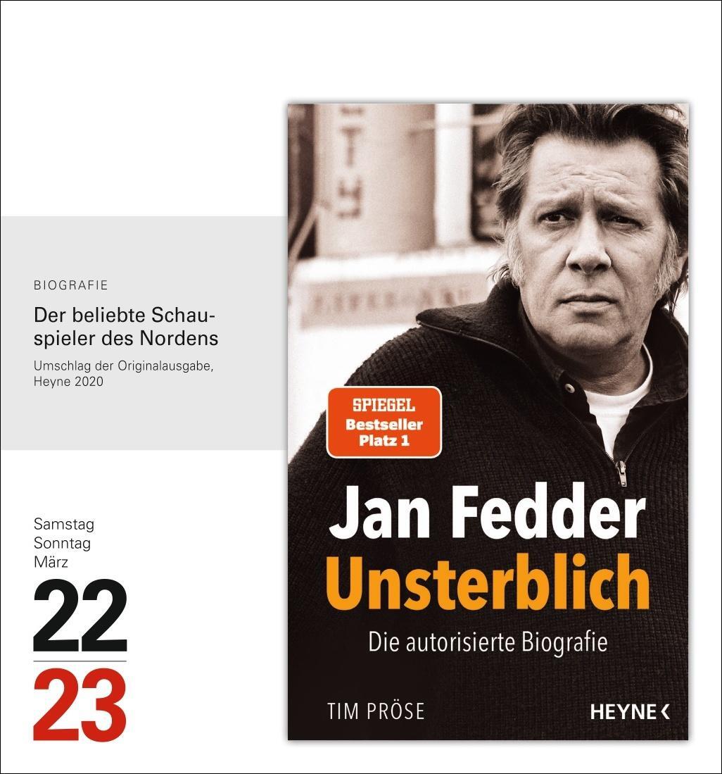 Bild: 9783840033308 | Literatur Tagesabreißkalender 2025 - Kulturkalender - Autoren,...