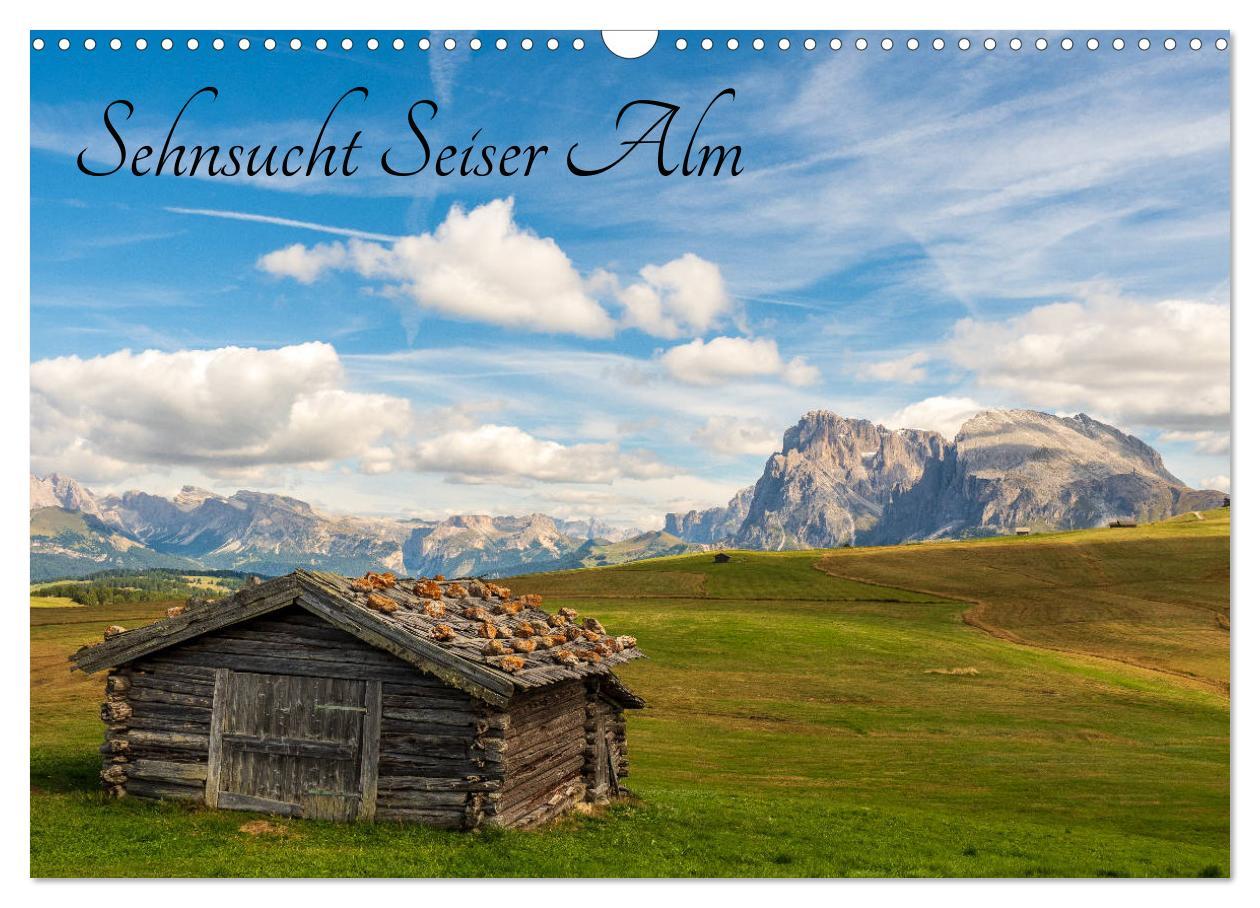 Cover: 9783435127115 | Sehnsucht Seiser Alm (Wandkalender 2025 DIN A3 quer), CALVENDO...