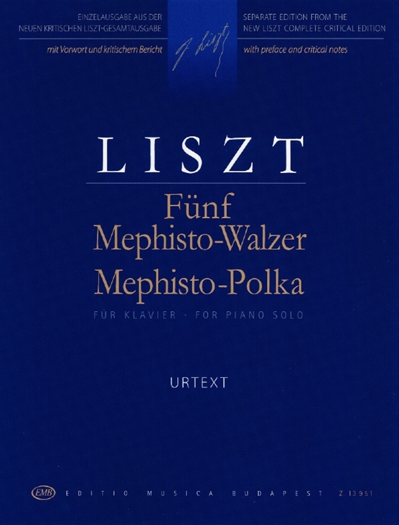 Cover: 9790080139516 | 5 Mephisto-Walzer für Klavier | Franz Liszt | EMB Liszt Works | Buch