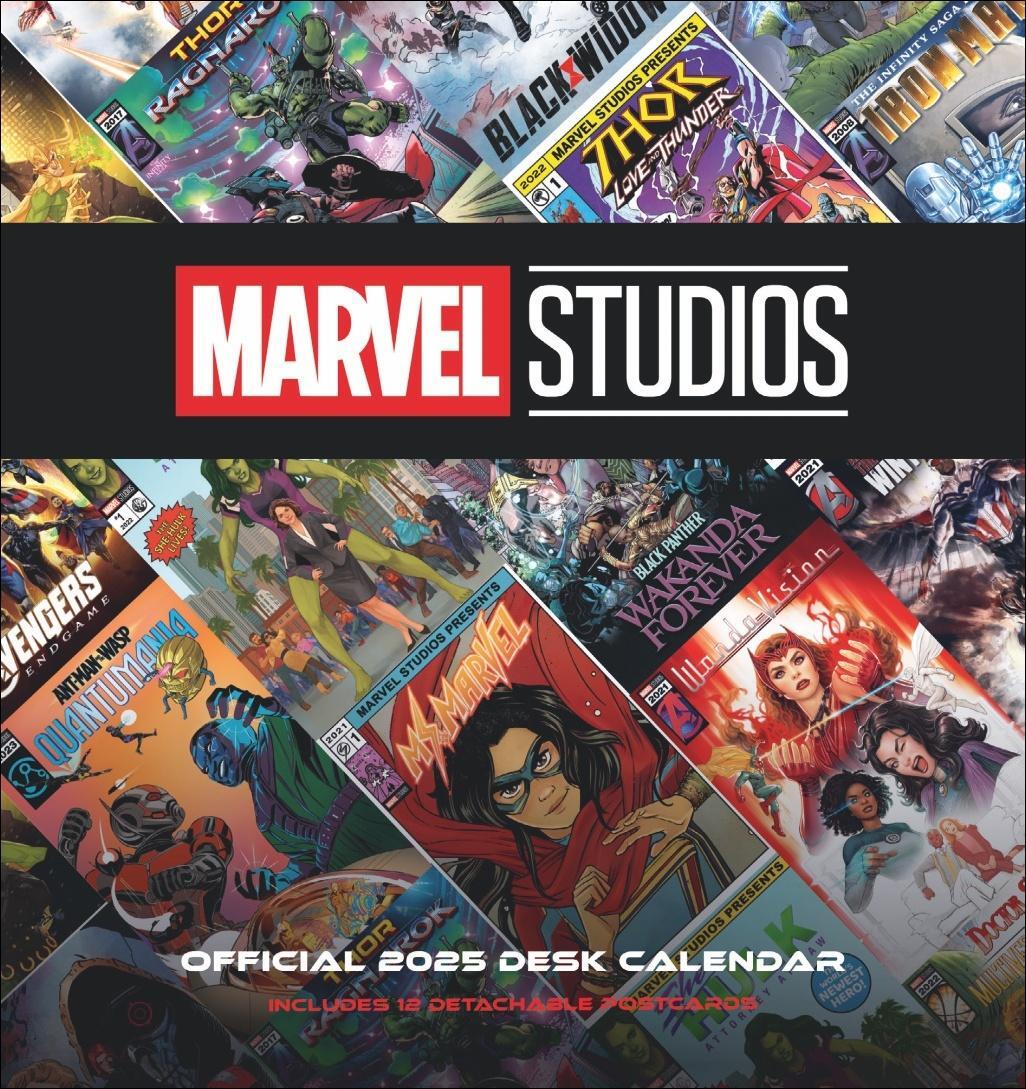 Cover: 9783840196867 | Marvel Postkartenkalender 2025 | Kalender | Spiralbindung | 13 S.