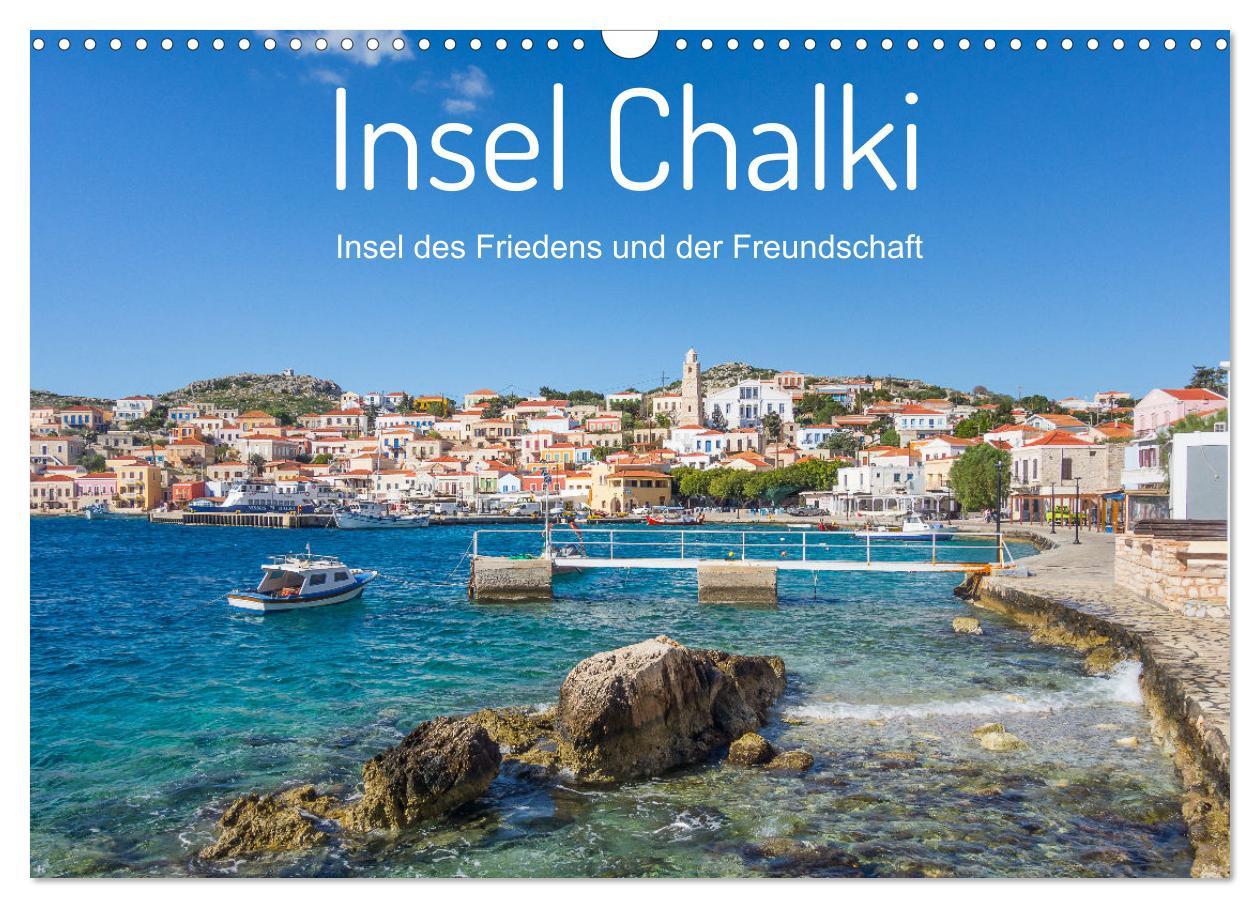 Cover: 9783383959172 | Insel Chalki (Wandkalender 2025 DIN A3 quer), CALVENDO Monatskalender