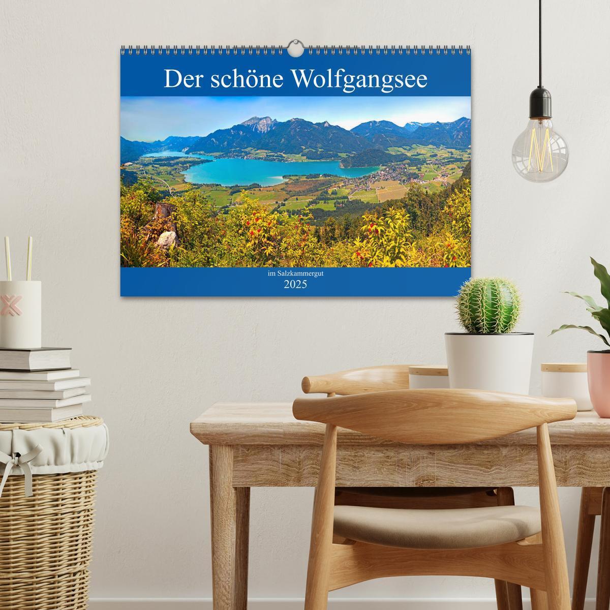 Bild: 9783435386123 | Der schöne Wolfgangsee im Salzkammergut (Wandkalender 2025 DIN A3...