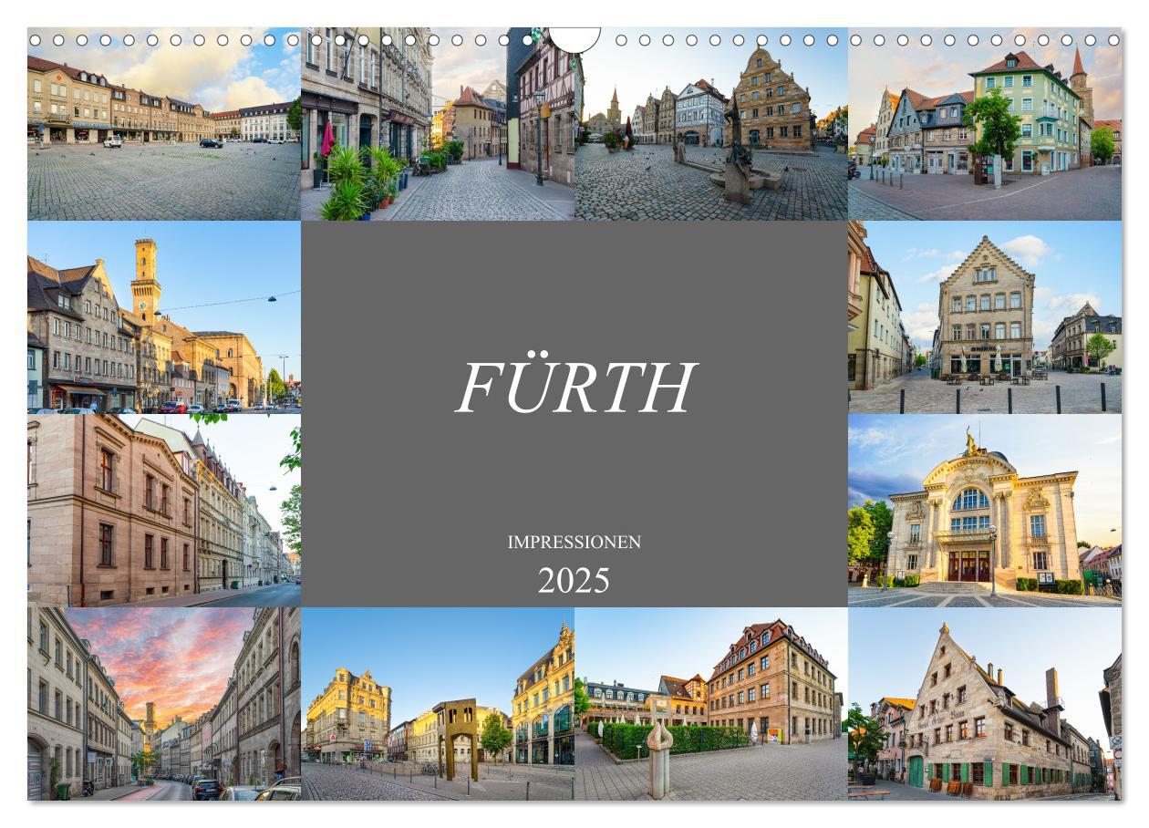 Cover: 9783435061204 | Fürth Impressionen (Wandkalender 2025 DIN A3 quer), CALVENDO...