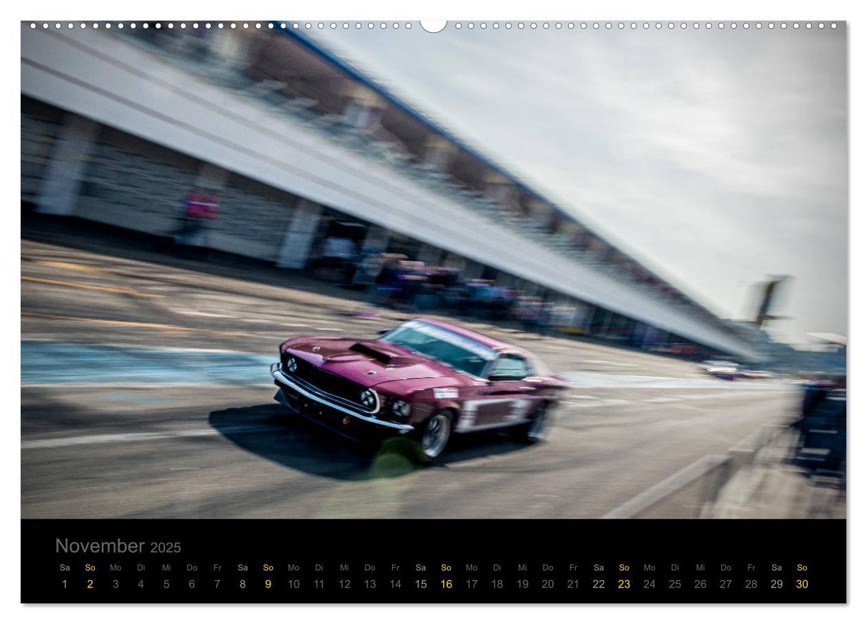 Bild: 9783435386802 | Flying Ford Mustang (Wandkalender 2025 DIN A2 quer), CALVENDO...