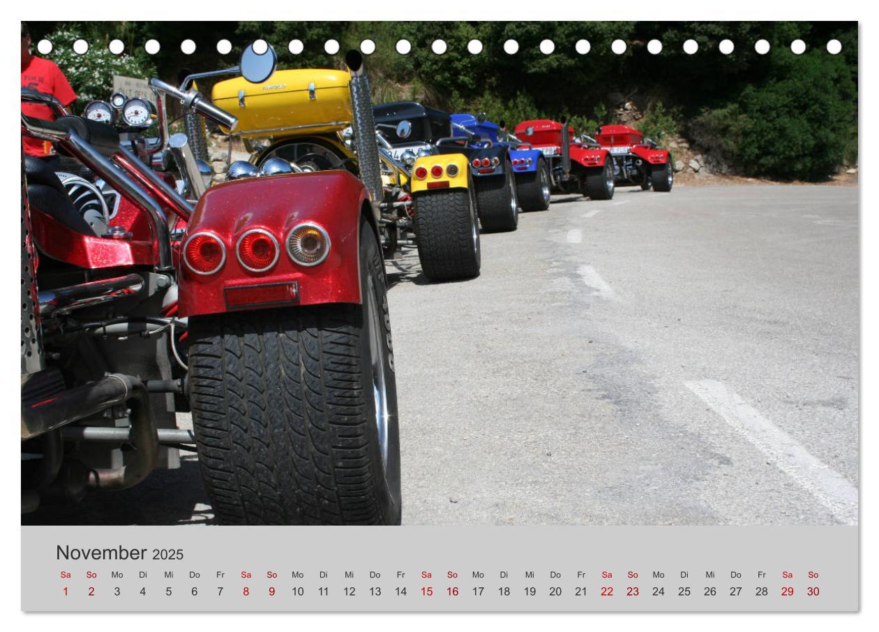 Bild: 9783435445370 | Trikes - Unterwegs auf drei Rädern (Tischkalender 2025 DIN A5...