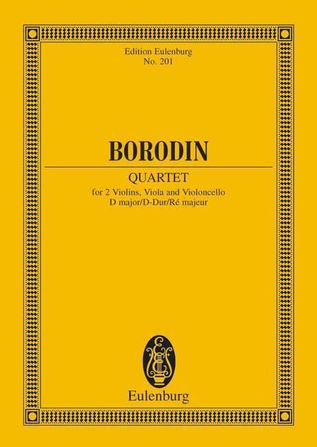 Cover: 9783795766511 | Streichquartett Nr. 2 D-Dur | Alexander Borodin | Broschüre | 52 S.