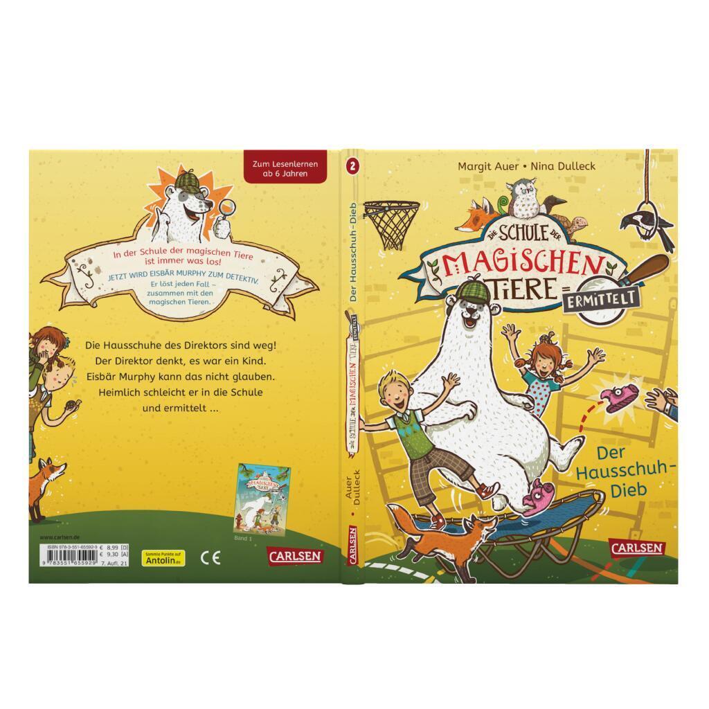 Bild: 9783551655929 | Die Schule der magischen Tiere ermittelt 2: Der Hausschuh-Dieb (Zum...