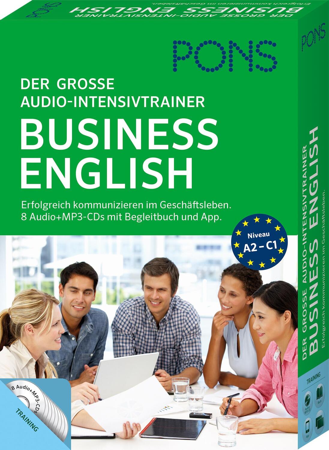 Cover: 9783125629394 | PONS Der große Audio-Intensivtrainer Business English | Audio-CD