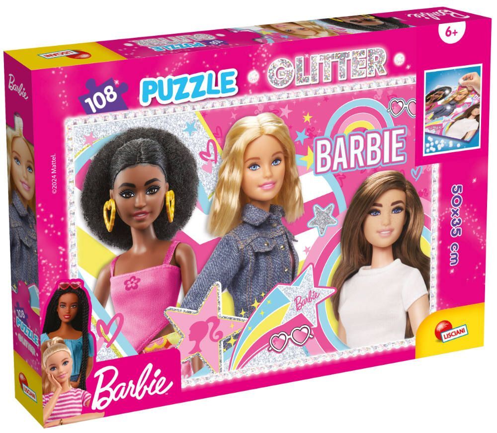 Cover: 8008324081196 | BARBIE GLITTER PUZZLE 108- BEST FRIEND FOREVER! | Spiel | 81196 | 2024