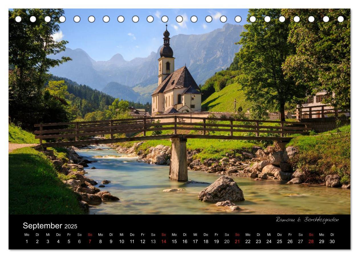 Bild: 9783435786237 | Berchtesgadener Land (Tischkalender 2025 DIN A5 quer), CALVENDO...