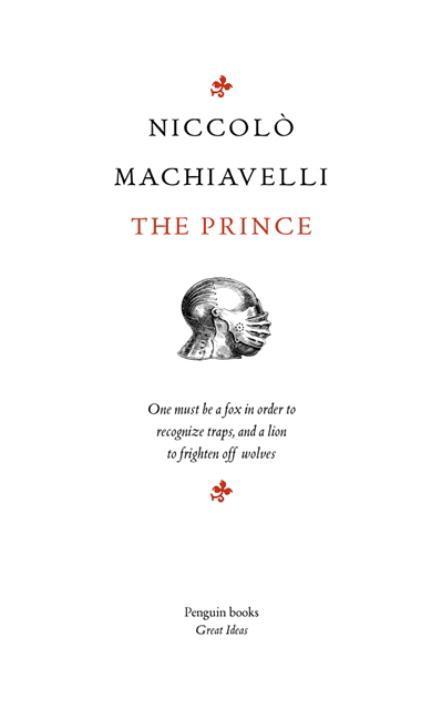 Cover: 9780141018850 | The Prince | Niccolo Machiavelli | Taschenbuch | 113 S. | Englisch