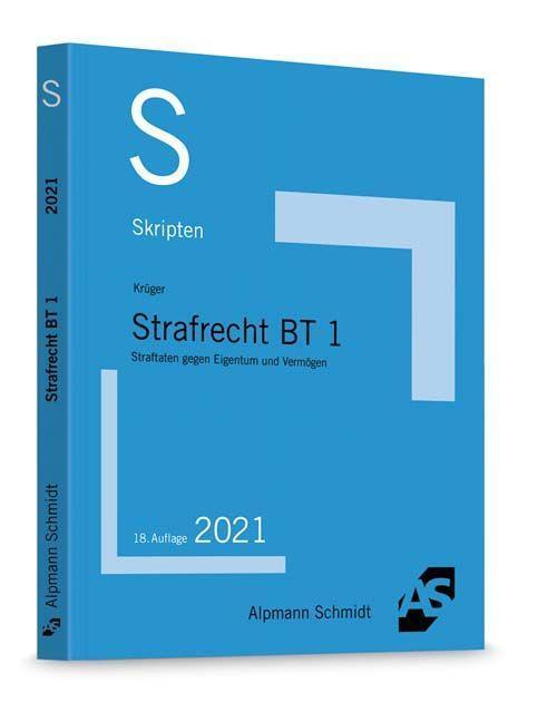 Cover: 9783867527811 | Skripten Strafrecht BT 1 | Straftaten gegen Eigentum und Vermögen