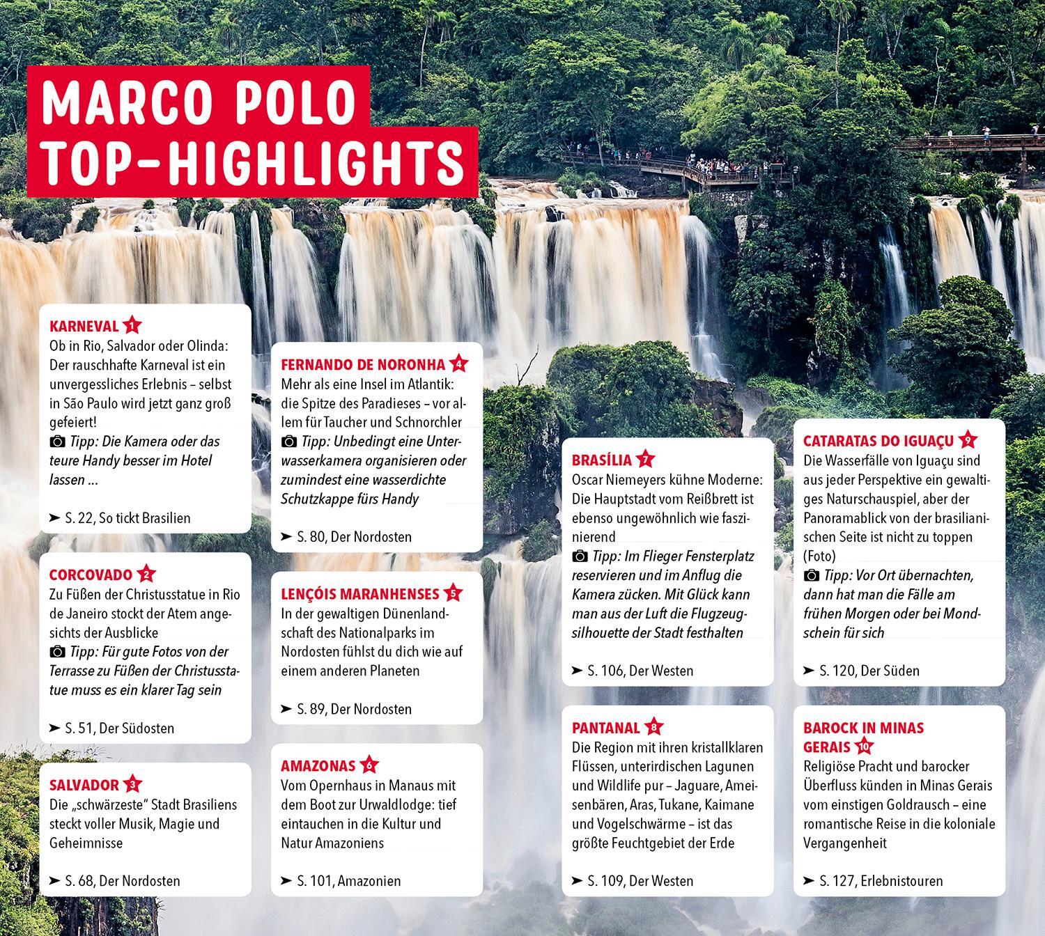 Bild: 9783829749190 | MARCO POLO Reiseführer Brasilien | Petra Schaeber | Taschenbuch | 2022