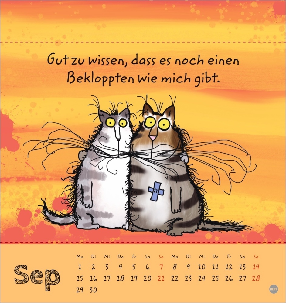 Bild: 9783756406951 | Catzz Postkartenkalender 2025 | Alexander Holzach | Kalender | 13 S.