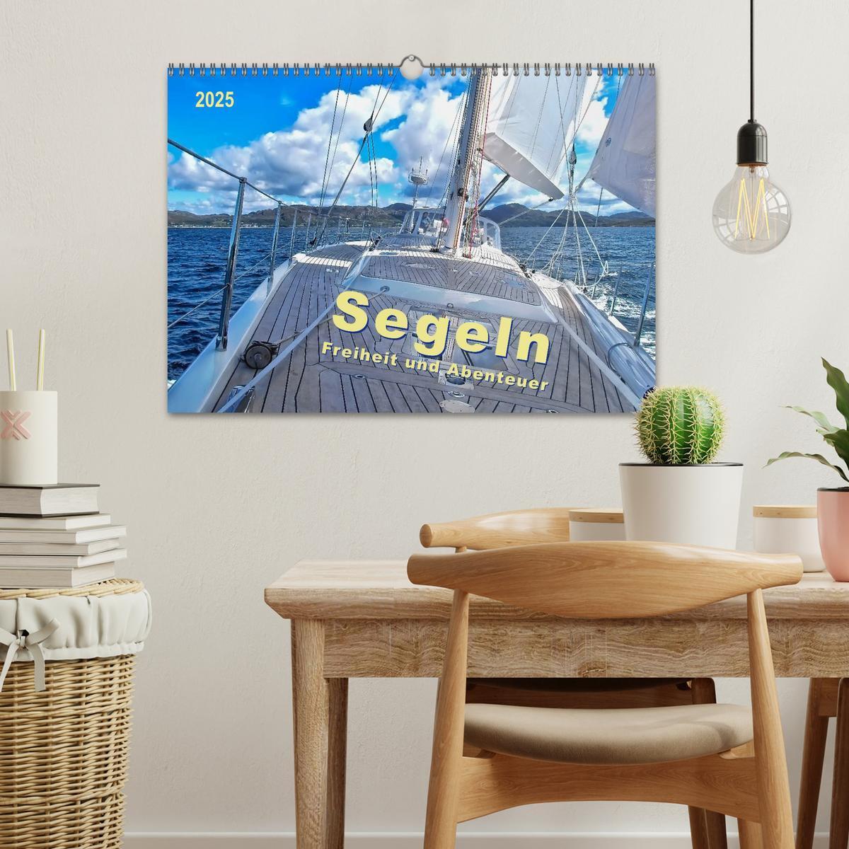 Bild: 9783435584116 | Segeln - Freiheit und Abenteuer (Wandkalender 2025 DIN A3 quer),...