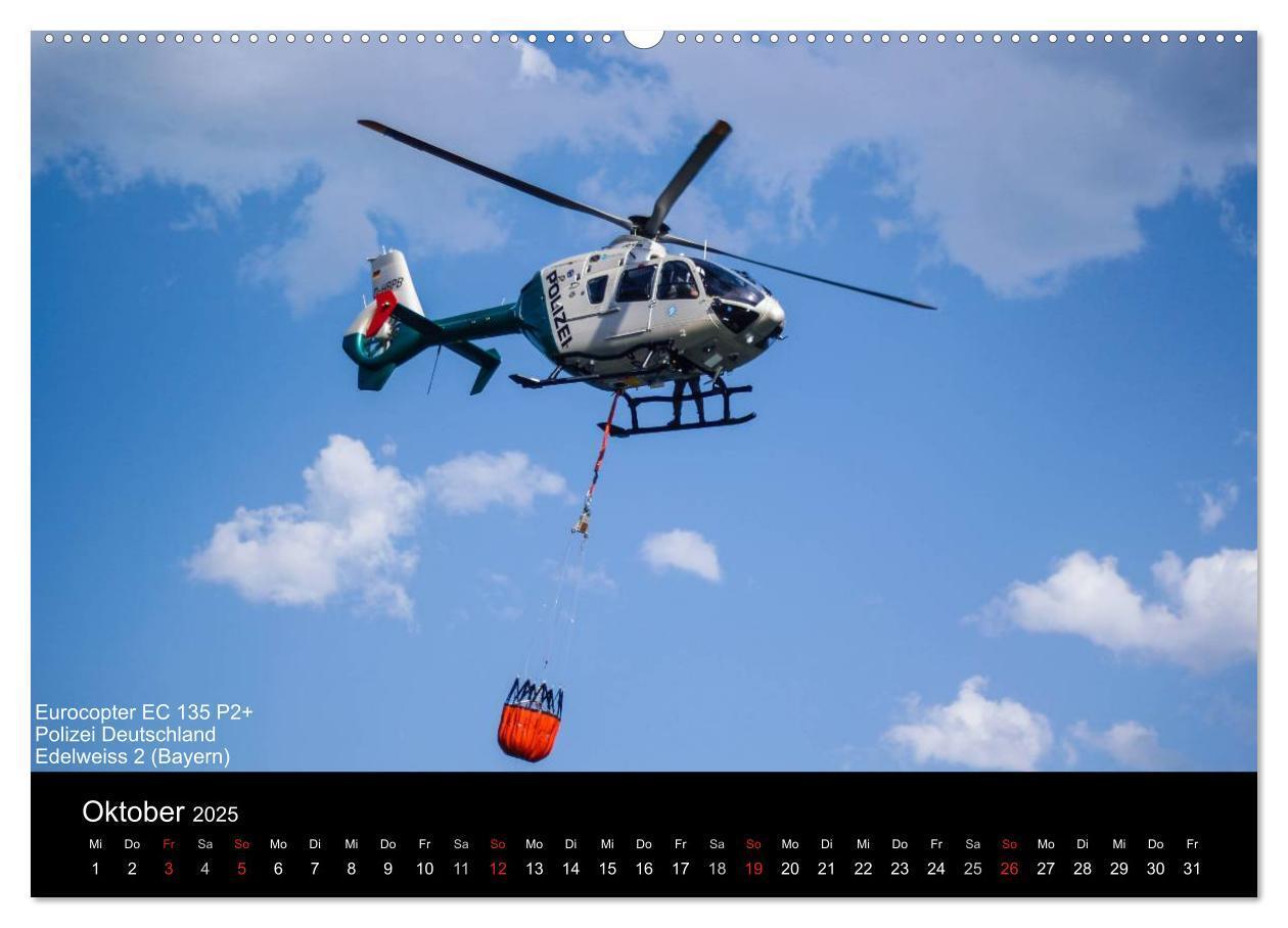 Bild: 9783435785605 | Hubschrauber im Einsatz (Wandkalender 2025 DIN A2 quer), CALVENDO...