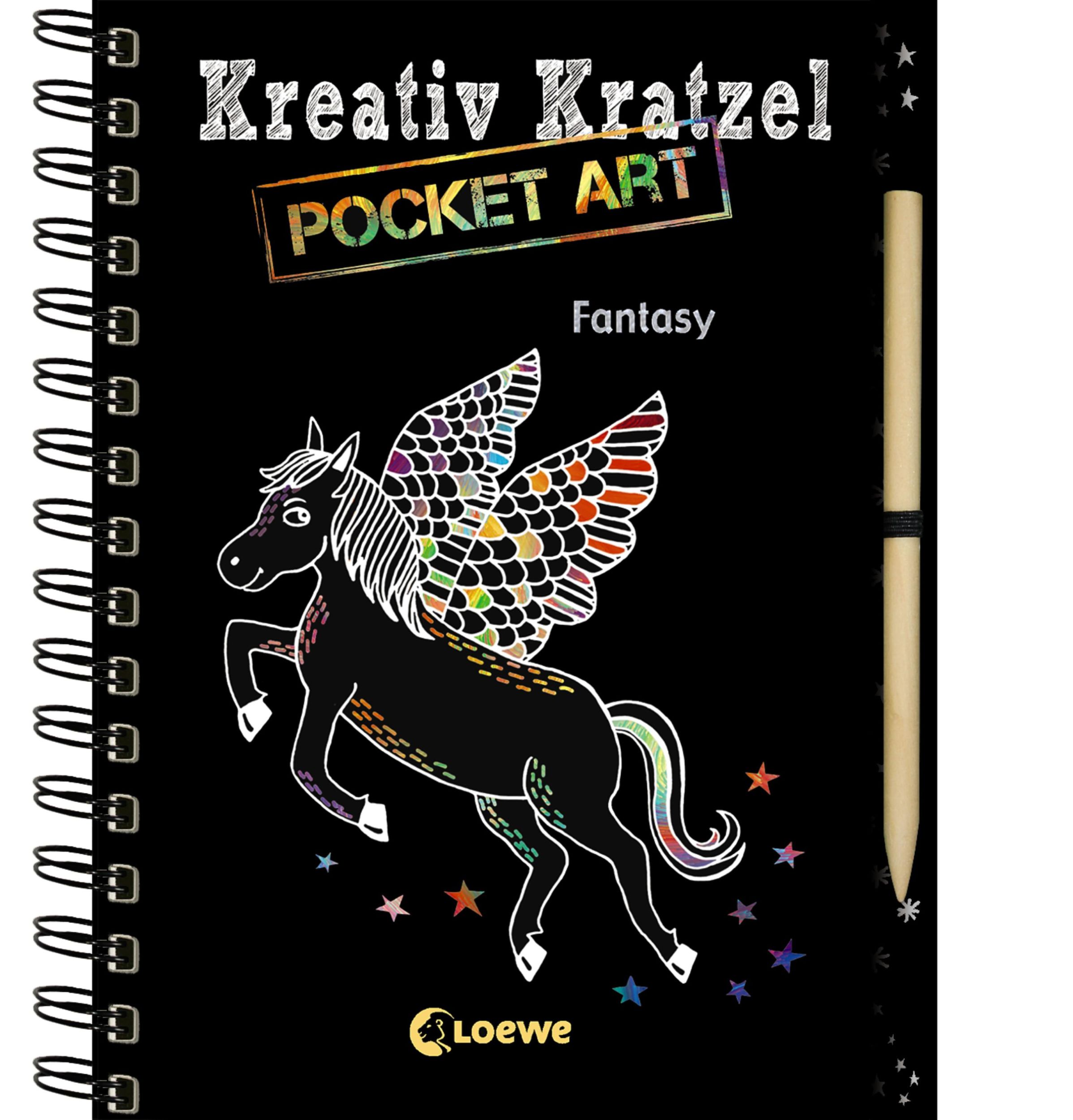 Cover: 9783785586730 | Kreativ-Kratzel Pocket Art: Fantasy | Eleanor Sommer | Taschenbuch