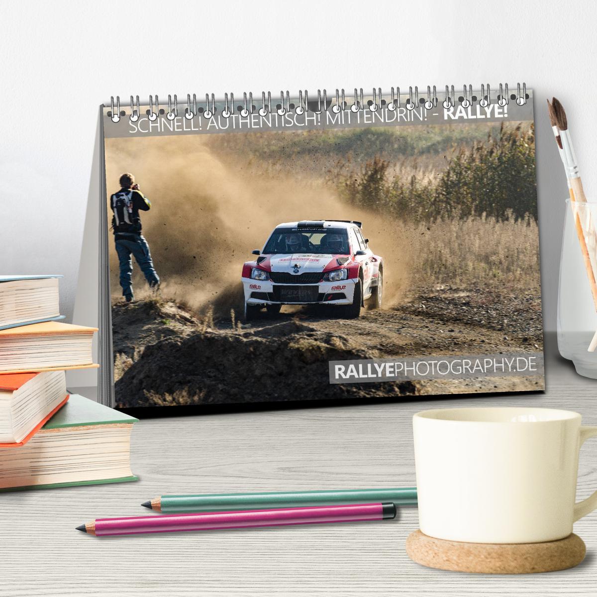 Bild: 9783435399383 | SCHNELL! AUTHENTISCH! MITTENDRIN! - RALLYE! (Tischkalender 2025 DIN...