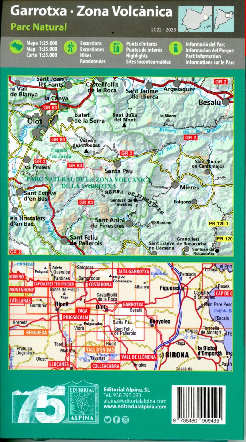 Bild: 9788480909495 | Mapa Garrotxa, Zona Volcanica 1:25000 | Taschenbuch | Spanisch | 2023