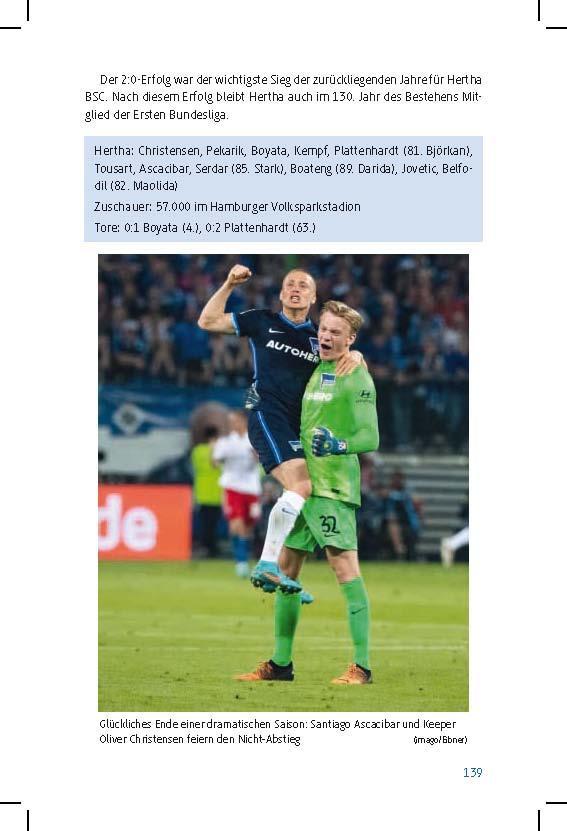 Bild: 9783964230829 | Hertha BSC - die 100 wichtigsten Spiele | Michael Jahn | Taschenbuch