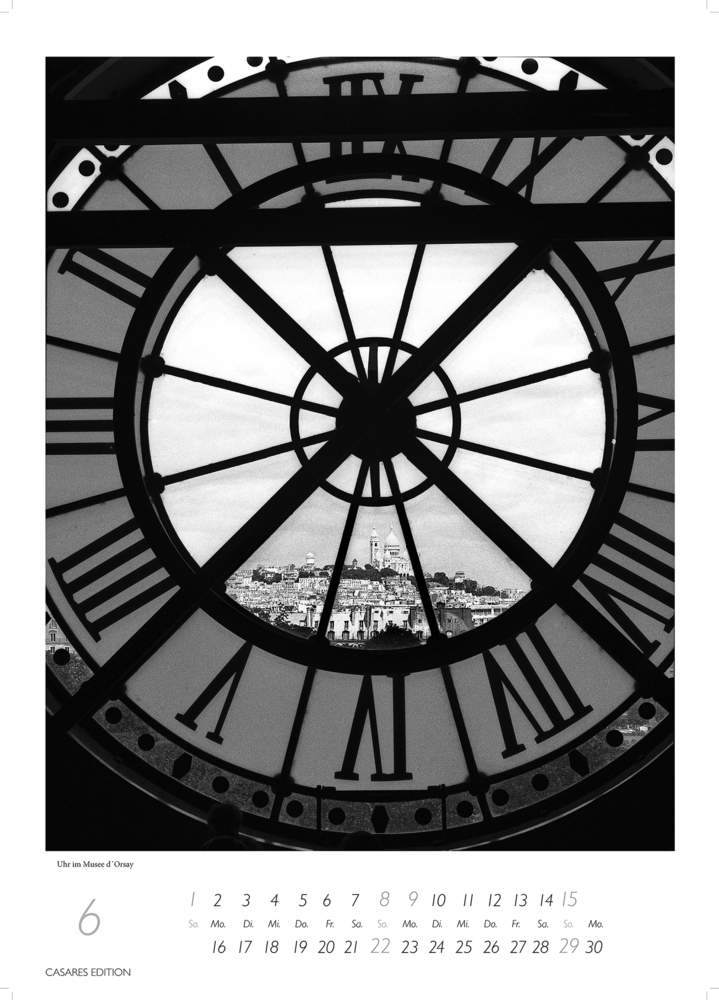 Bild: 9781835241868 | Paris schwarz-weiss 2025 L 59x42 cm | H.W. Schawe | Kalender | 14 S.