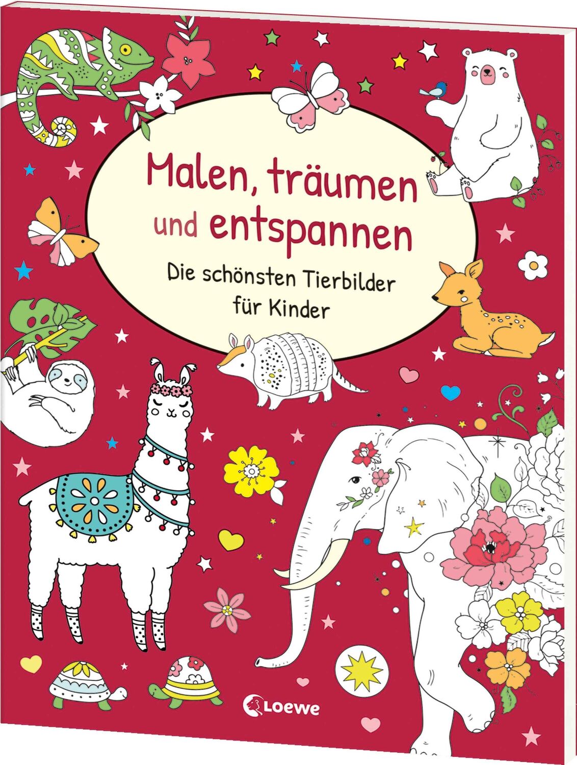 Cover: 9783743216952 | Malen, träumen und entspannen - Die schönsten Tierbilder für Kinder