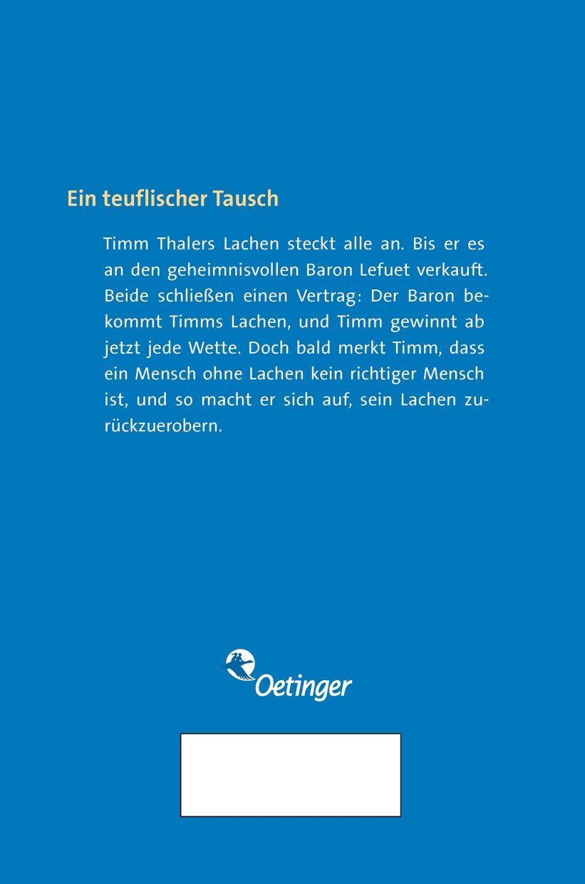 Rückseite: 9783751205900 | Timm Thaler oder Das verkaufte Lachen | James Krüss | Taschenbuch