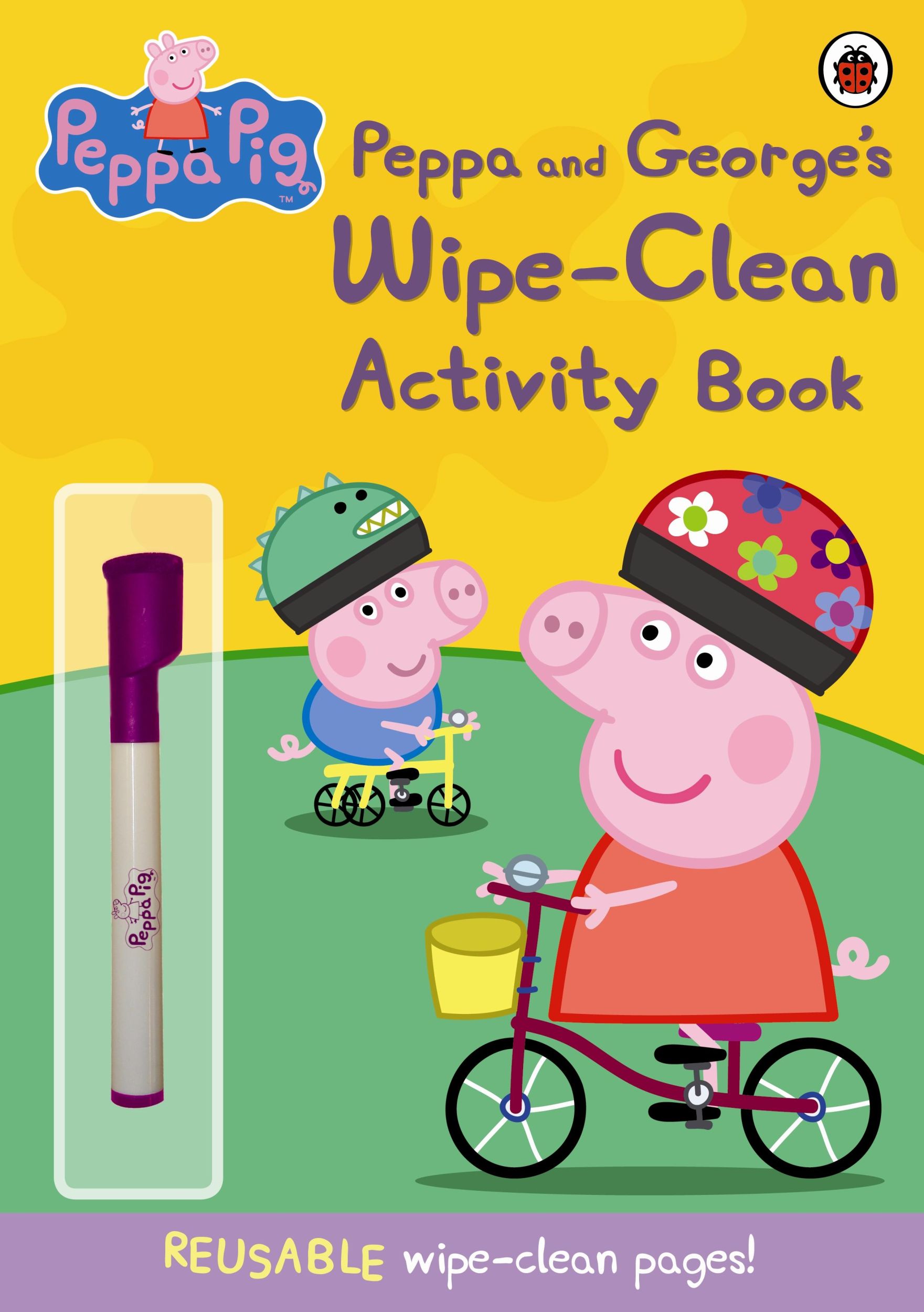 Cover: 9781409308621 | Peppa Pig: Peppa and George's Wipe-Clean Activity Book | Peppa Pig