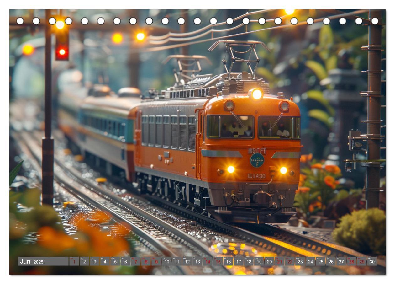 Bild: 9783435380503 | Modelleisenbahnen sind cool (Tischkalender 2025 DIN A5 quer),...