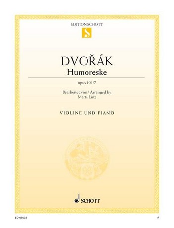 Cover: 9790001090841 | Humoreske | Antonín Dvorák | Buch | 8 S. | Deutsch | 1983