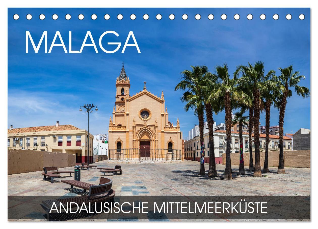 Cover: 9783435230334 | Malaga - andalusische Mittelmeerküste (Tischkalender 2025 DIN A5...