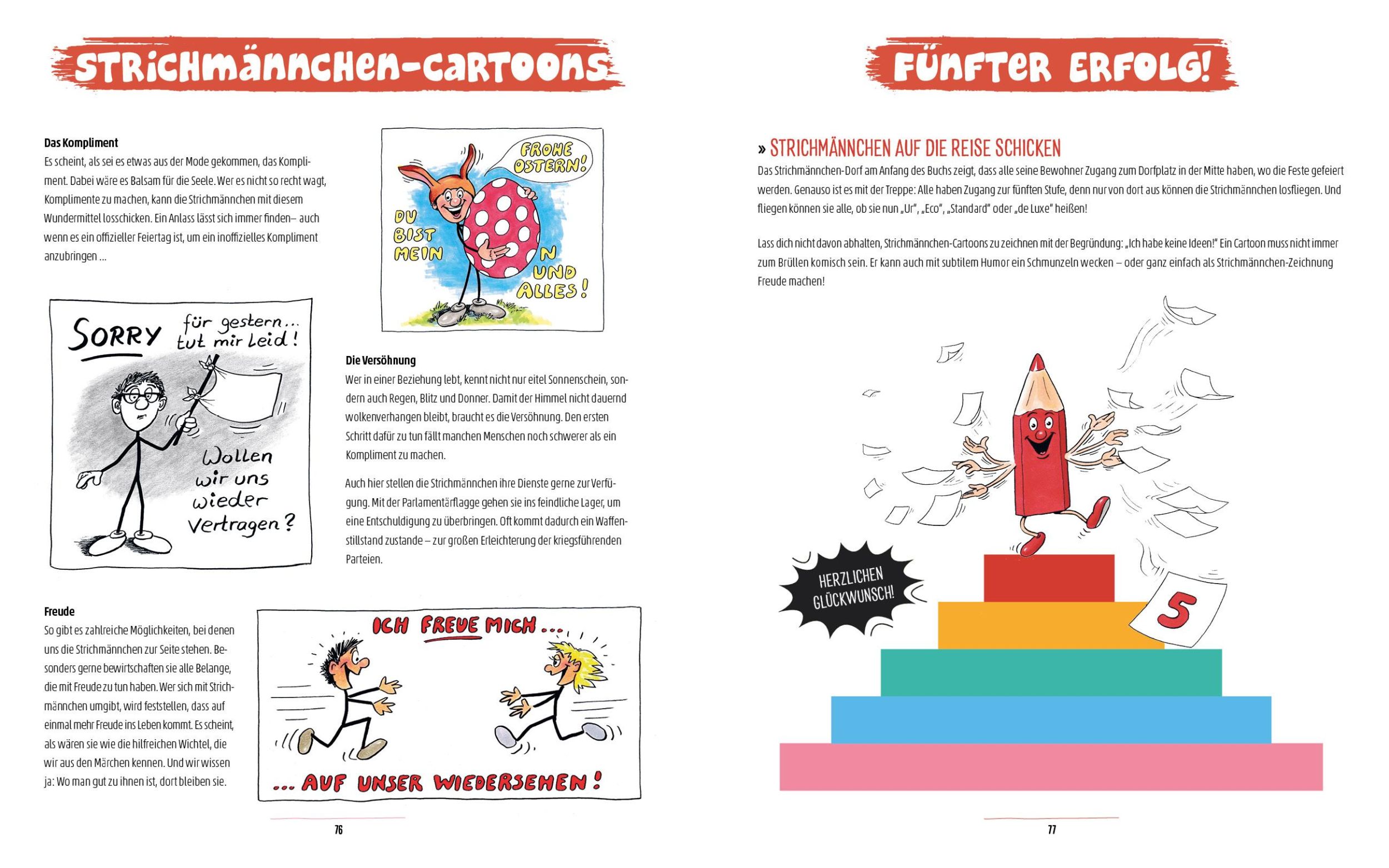 Bild: 9783863554828 | Lebendige Strichmännchen zeichnen - Das Workbook | Andreas Tschudin