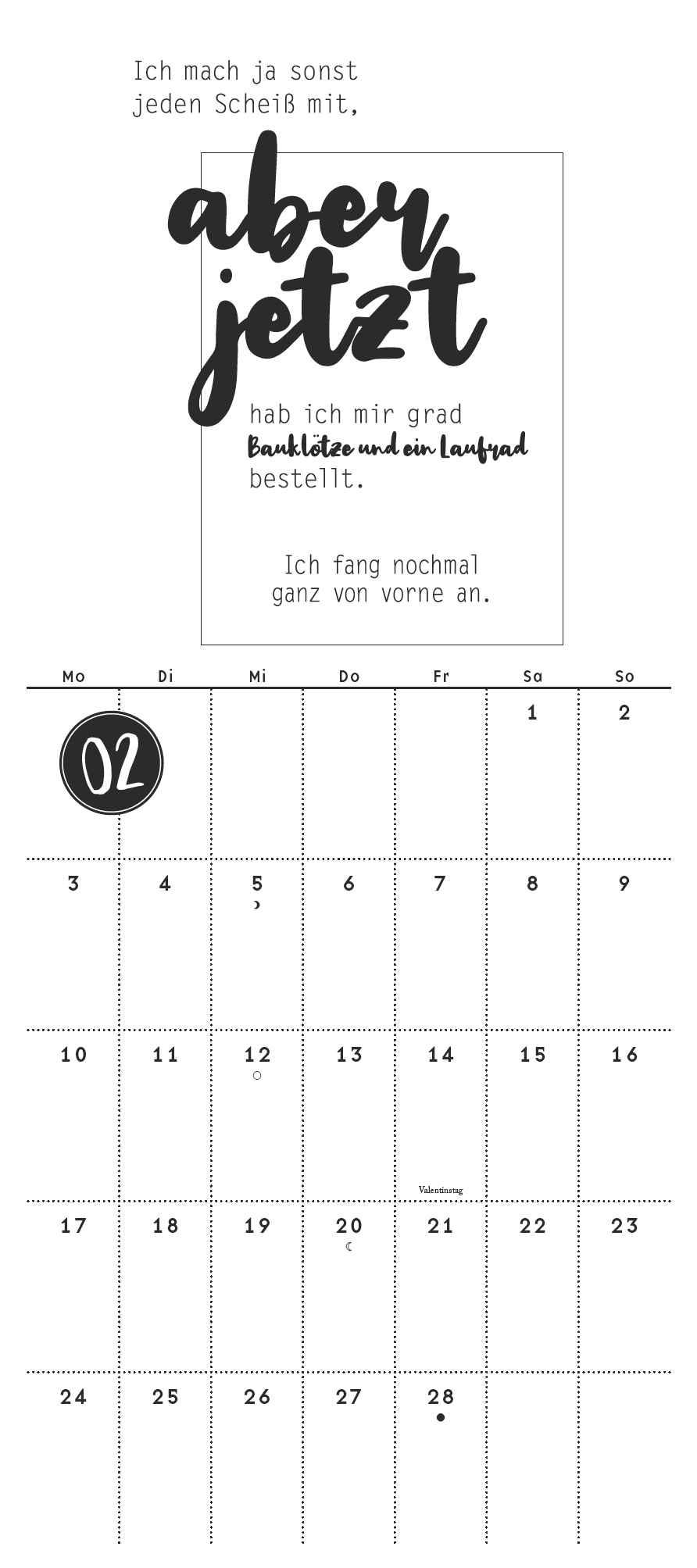 Bild: 4250809653587 | Funi Smart Art Notizkalender 2025 - Planer - Funny Quotes, Sprüche...