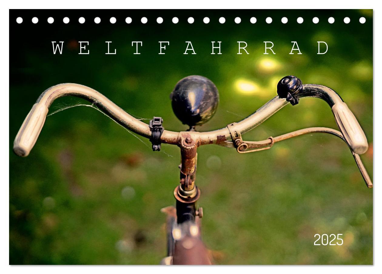 Cover: 9783383854415 | Weltfahrrad (Tischkalender 2025 DIN A5 quer), CALVENDO Monatskalender